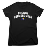 Bosnia Herzegovina Flag Girly Tee