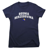 Bosnia Herzegovina Flag Girly Tee