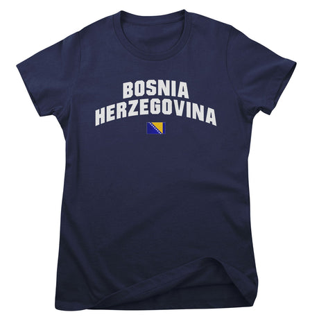 Bosnia Herzegovina Flag Girly Tee