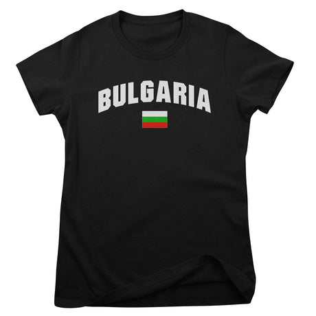 Bulgaria Flag Girly Tee