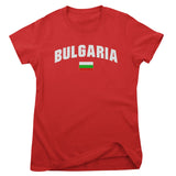 Bulgaria Flag Girly Tee