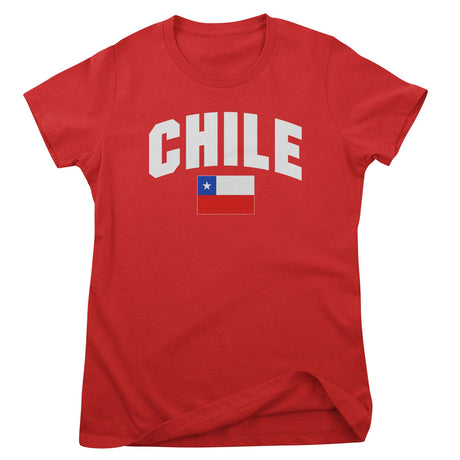 Chile Flag Girly Tee