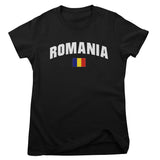 Romania Flag Girly Tee