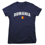 Romania Flag Girly Tee