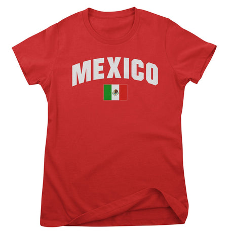 Mexico Flag Girly Tee