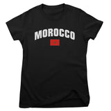 Morocco Flag Girly Tee