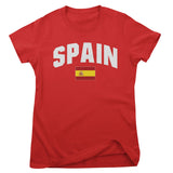 Spain Flag Girly Tee