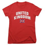 United Kingdom Flag Girly Tee