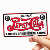 Pepsi A Nickel Drink Sticker