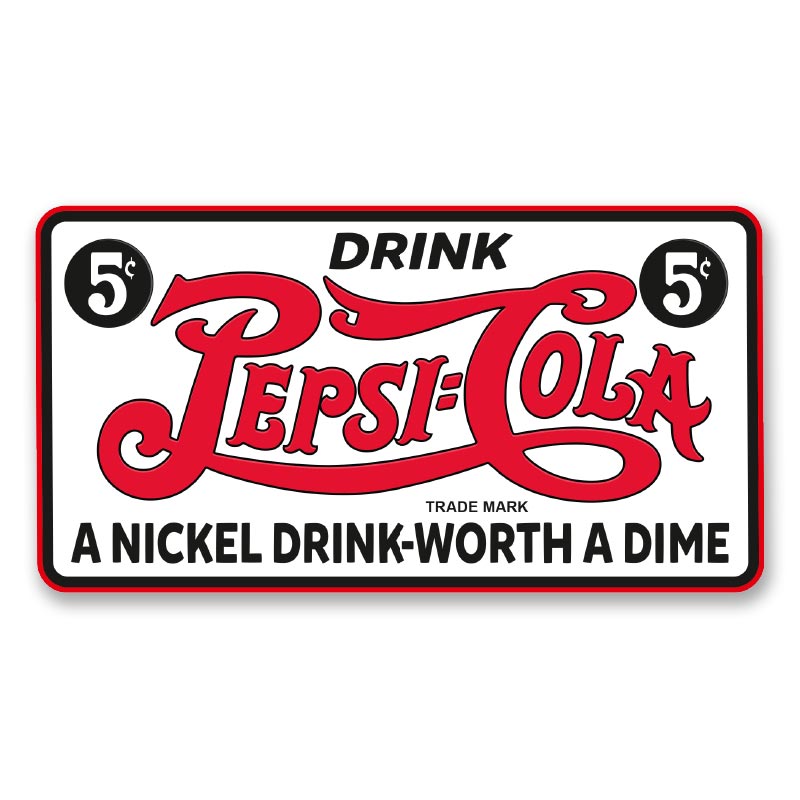 Pepsi A Nickel Drink Sticker