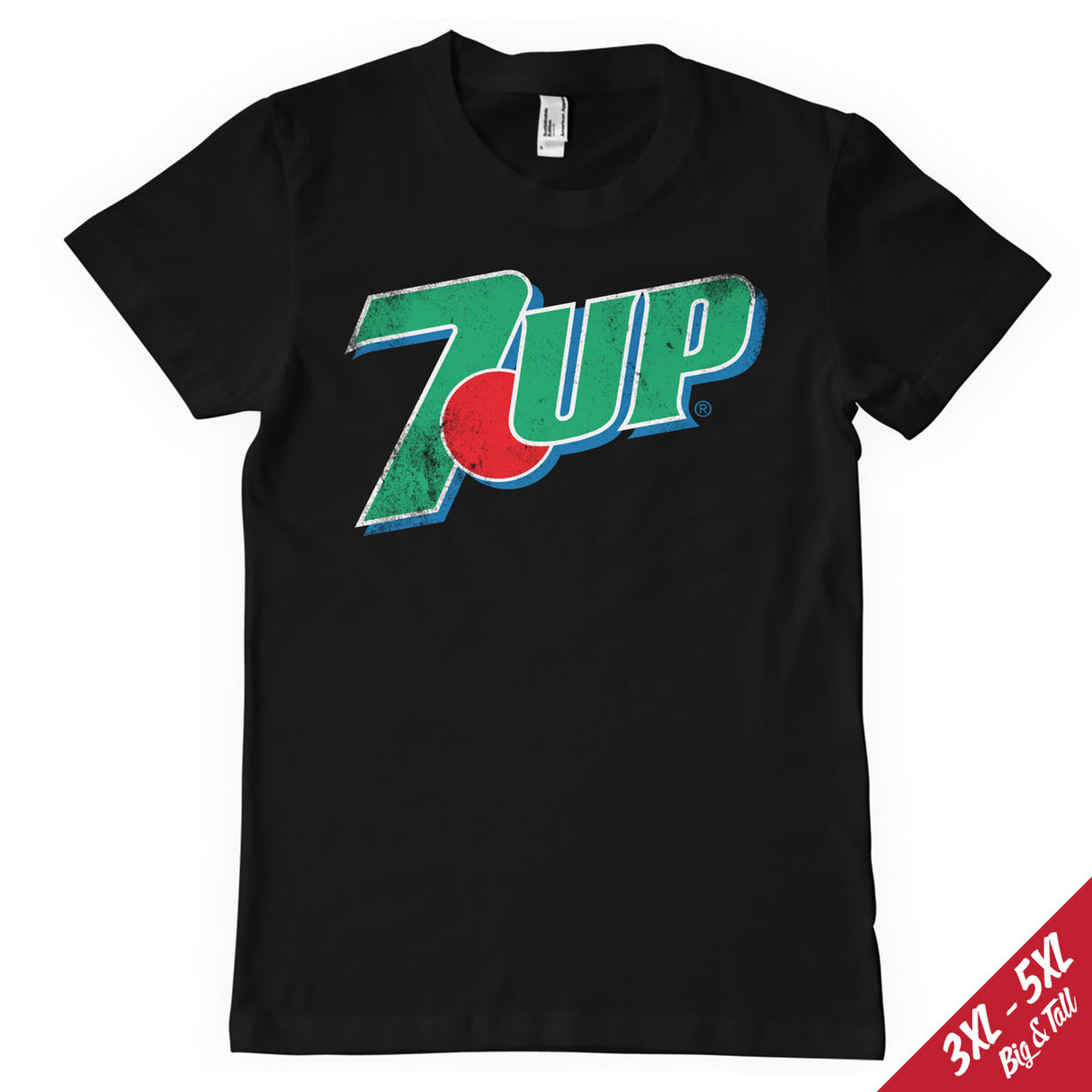 7-UP 80s Washed Logo Big & Tall T-Shirt