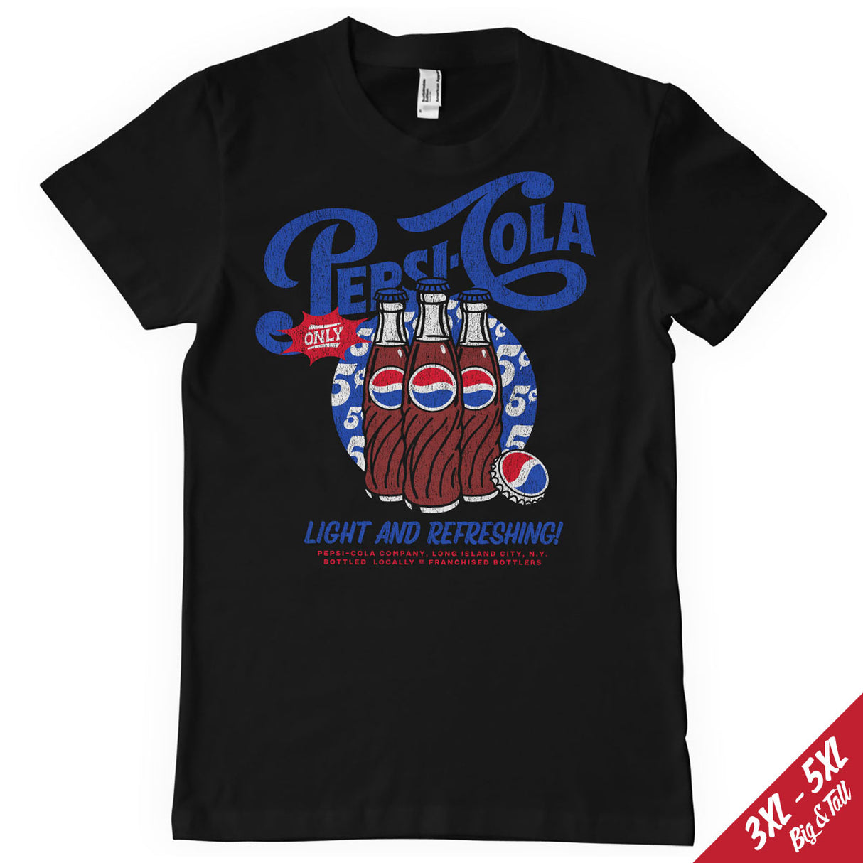 Pepsi-Cola Retro Add Big & Tall T-Shirt