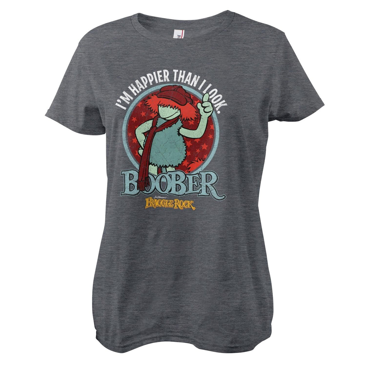 Boober - Happier Than I Look Girly Tee