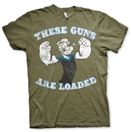 Popeye - These Guns Are Loaded T-Shirt