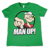 Popeye - Man Up! Kids T-Shirt