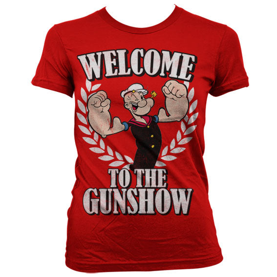 Popeye - Welcome To The Gunshow Girly T-Shirt