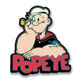 Popeye Color-Off Sticker