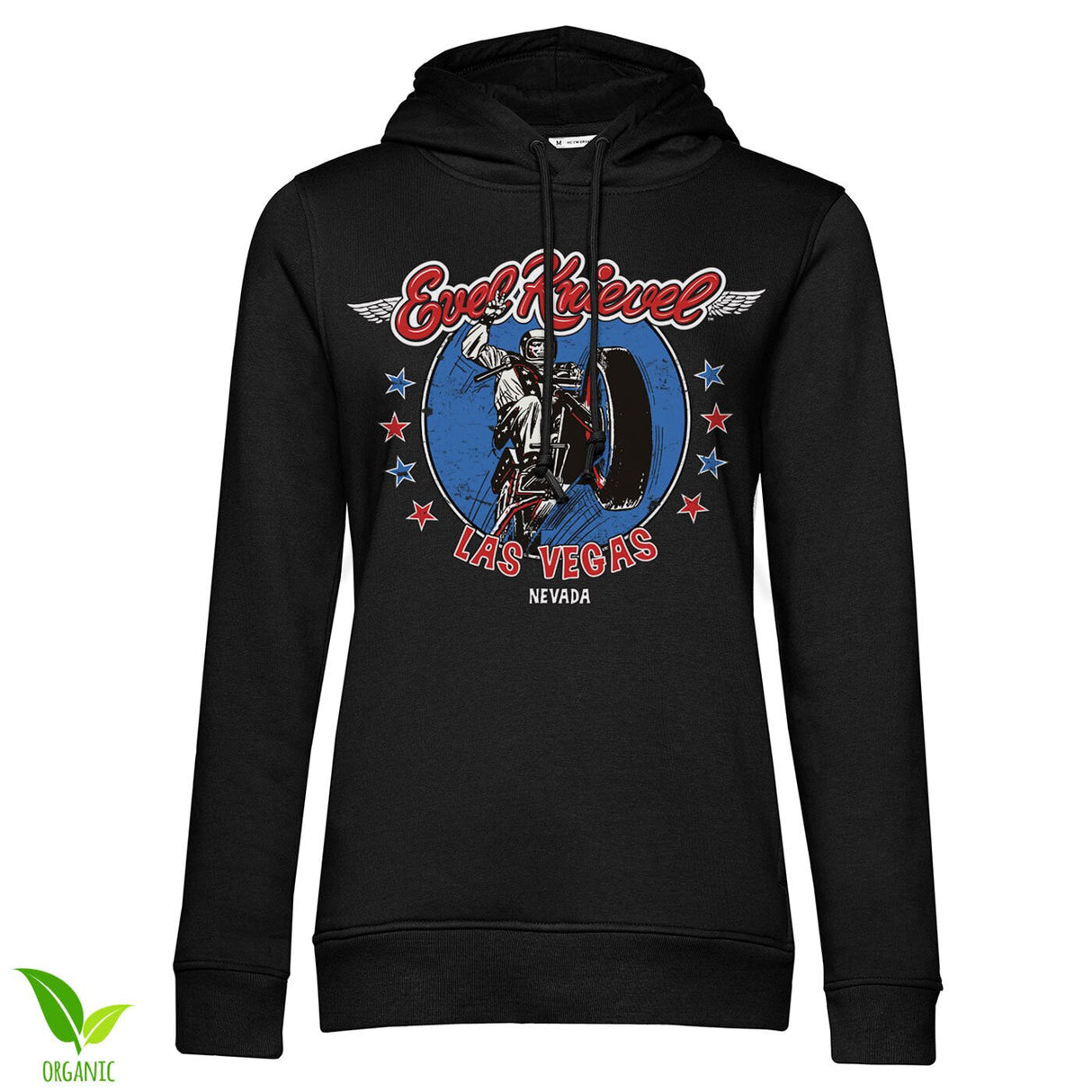 Evel Knievel In Las Vegas Girls Hoodie