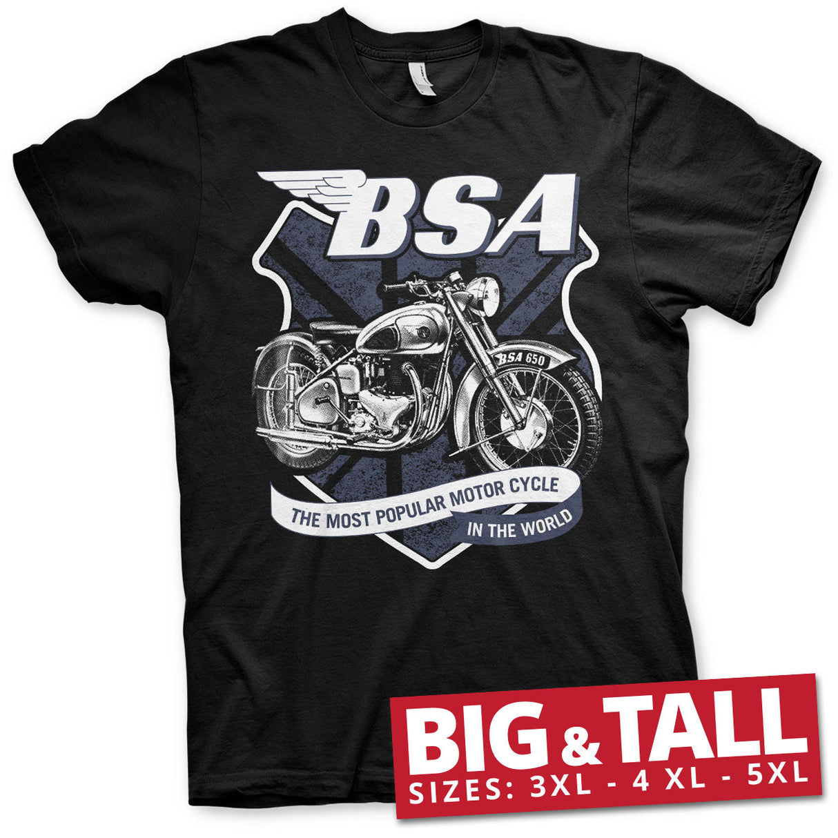 B.S.A. 650 Shield Big & Tall T-Shirt