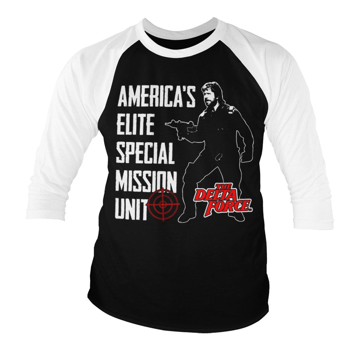 Delta Force - America's Elite Special Mission Unit Baseball 3/4 Sleeve Tee