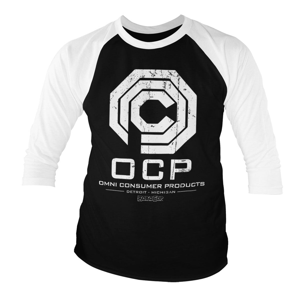 Robocop - Omni Consumer Products Baseball 3/4 Sleeve Tee