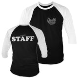 Double Deuce STAFF Baseball 3/4 Sleeve Tee