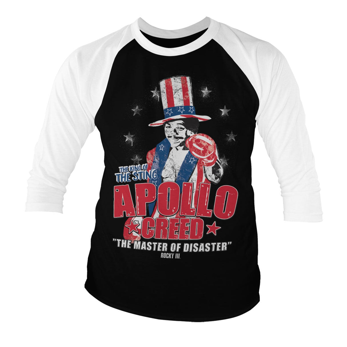 Rocky - Apollo Creed Baseball 3/4 Sleeve Tee