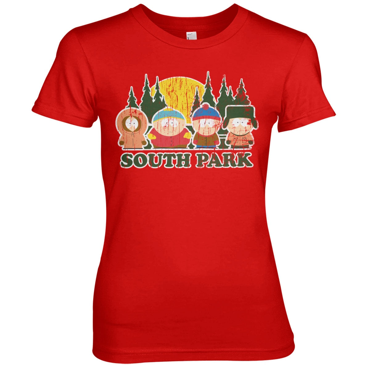 South Park Distressed Girly Tee