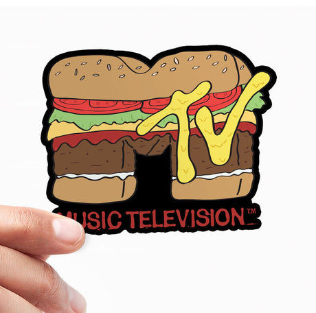 MTV Hamburger Logo Sticker