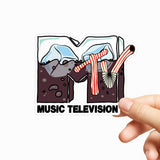 MTV Logo Cubes Sticker