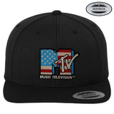 MTV American Flag Premium Snapback Cap