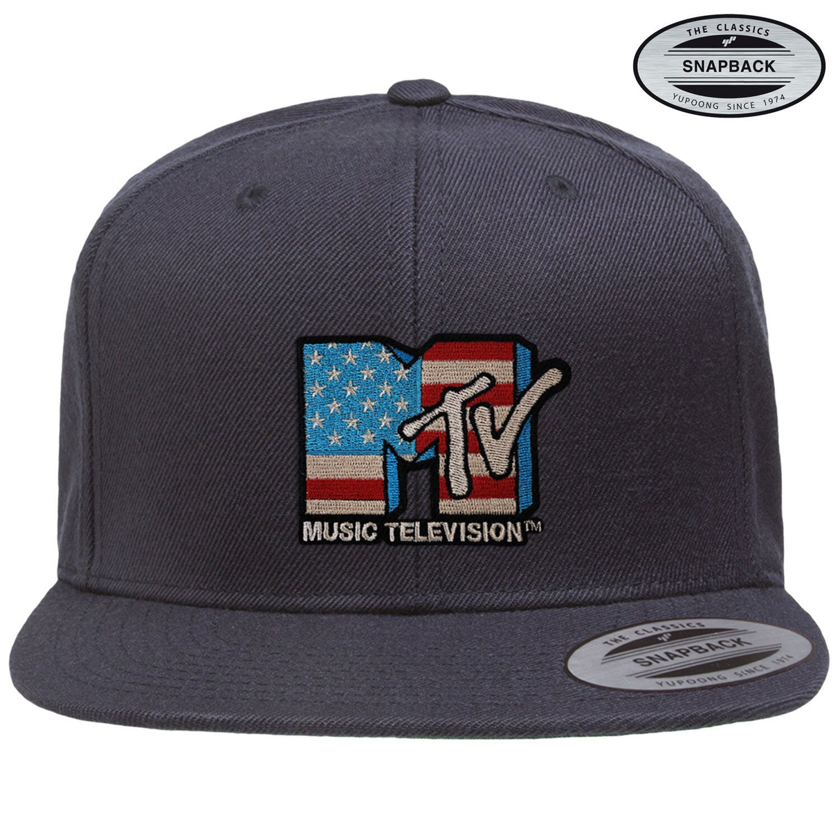 MTV American Flag Premium Snapback Cap