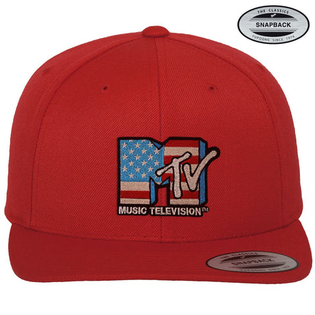 MTV American Flag Premium Snapback Cap