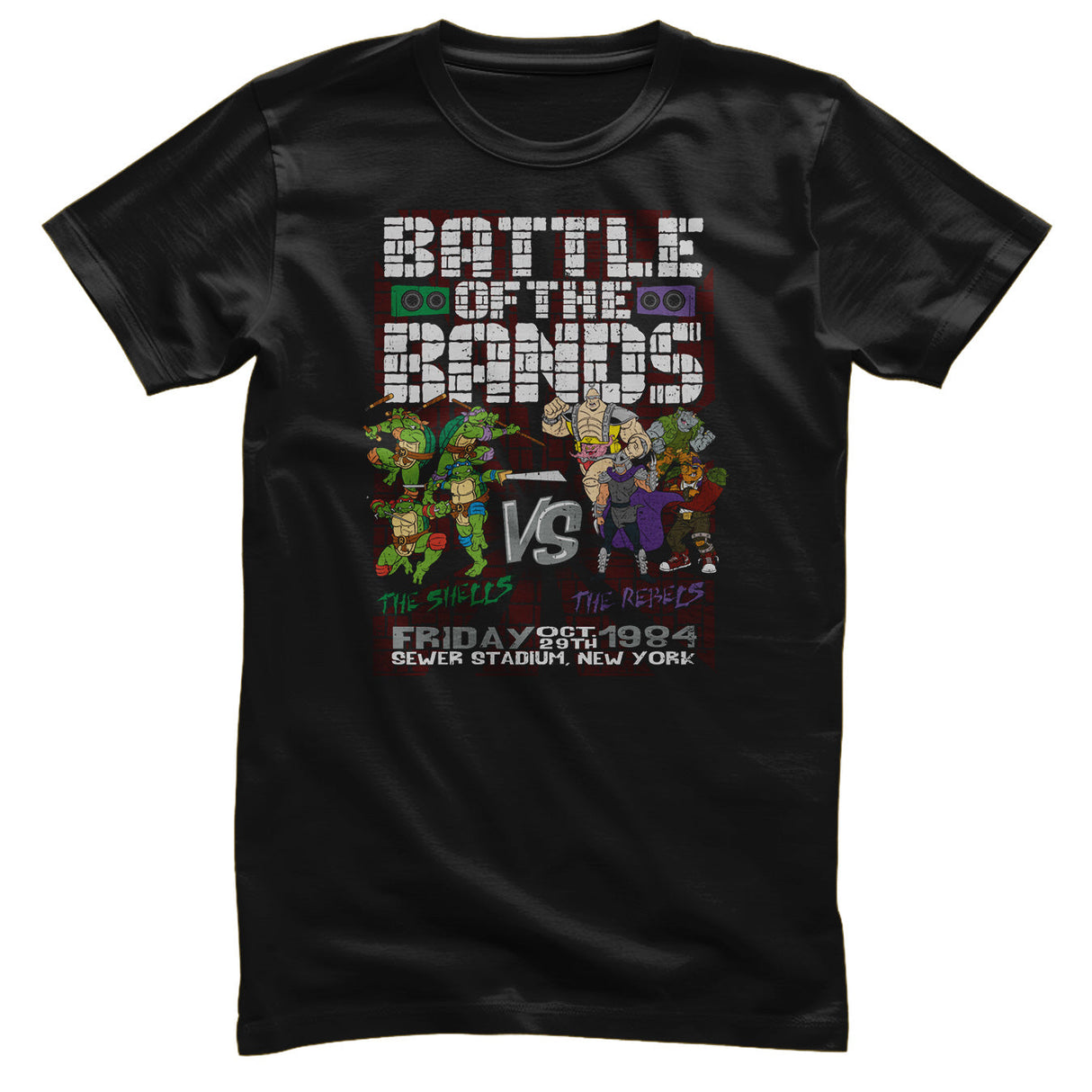 Teenage Mutant Ninja Turtles - Battle Of The Bands T-Shirt