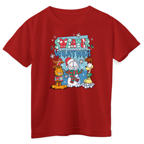 Garfield - Sweater Weather Kids Tee