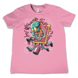 Squidward Art Crash Kids Tee