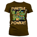 TMNT - Turtle Power! Girly T-Shirt