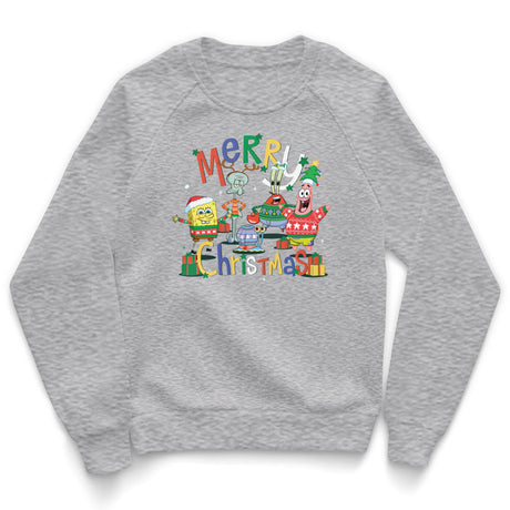 SpongeBob - Merry Christmas Kids Sweatshirt