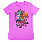 Squidward Art Crash Girly Tee