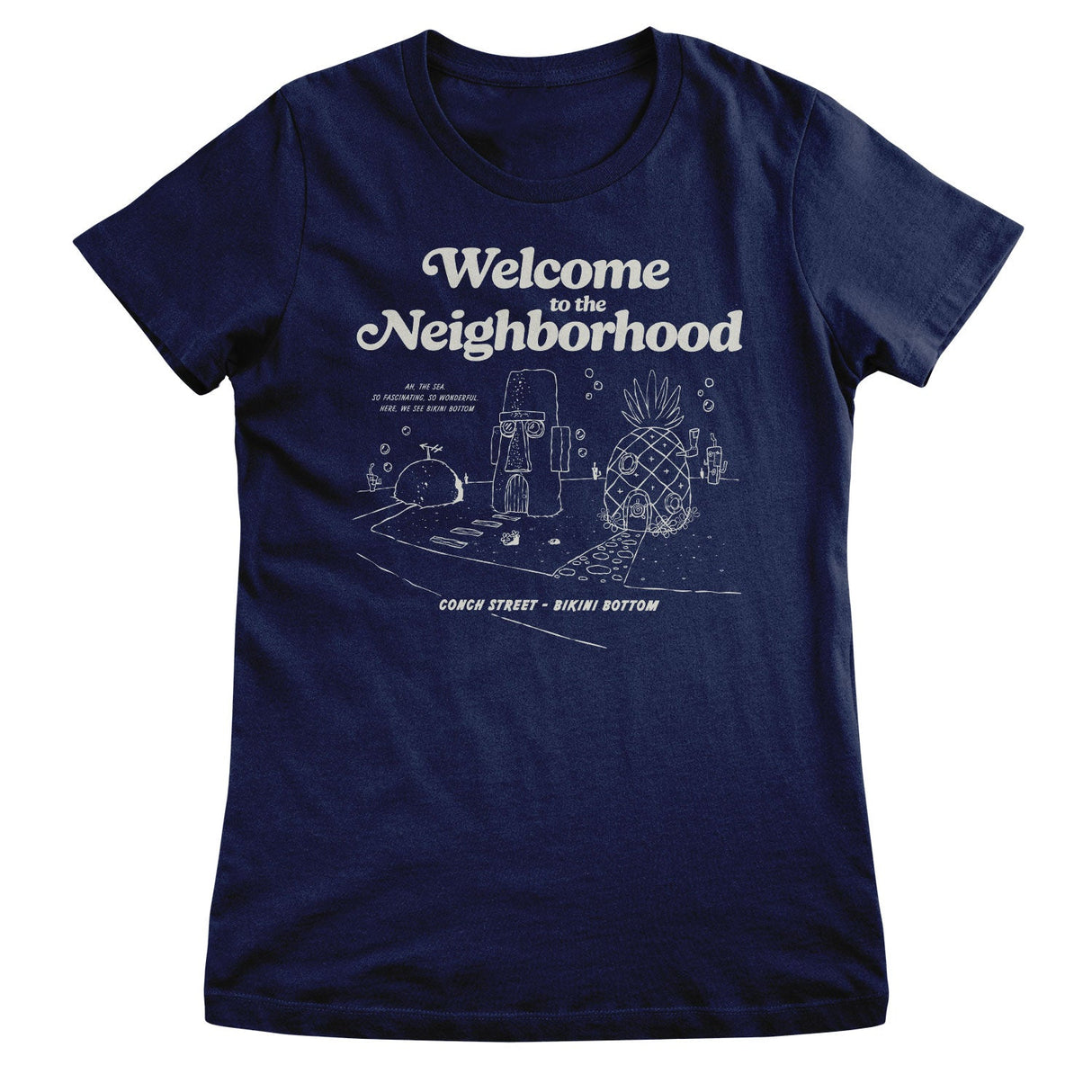 Bikini Bottom - Welcome To The Neighborhood Girly Tee