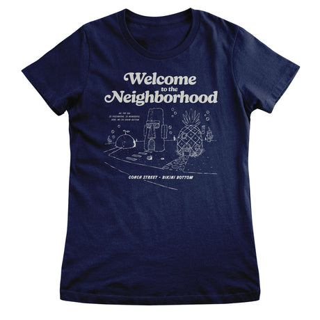 Bikini Bottom - Welcome To The Neighborhood Girly Tee