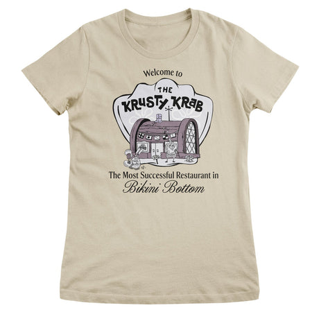Welcome To The Krusty Krab Girly Tee