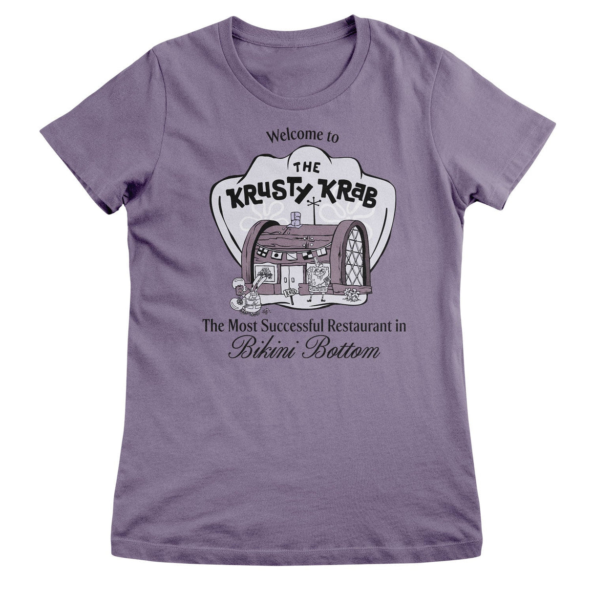 Welcome To The Krusty Krab Girly Tee