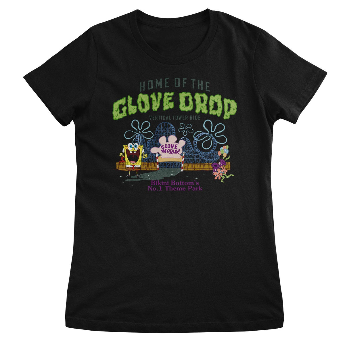 Glove World Theme Park Girly Tee