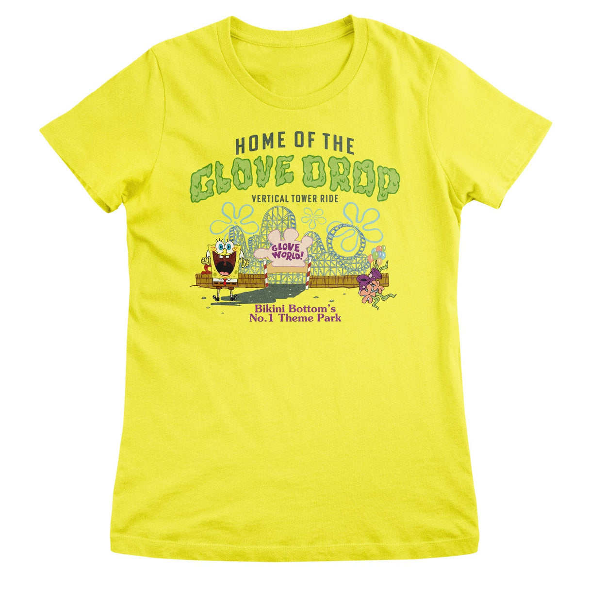 Glove World Theme Park Girly Tee