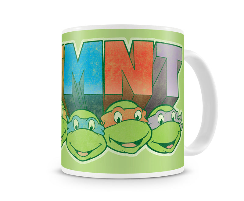 TMNT Distressed Faces Coffee Mug