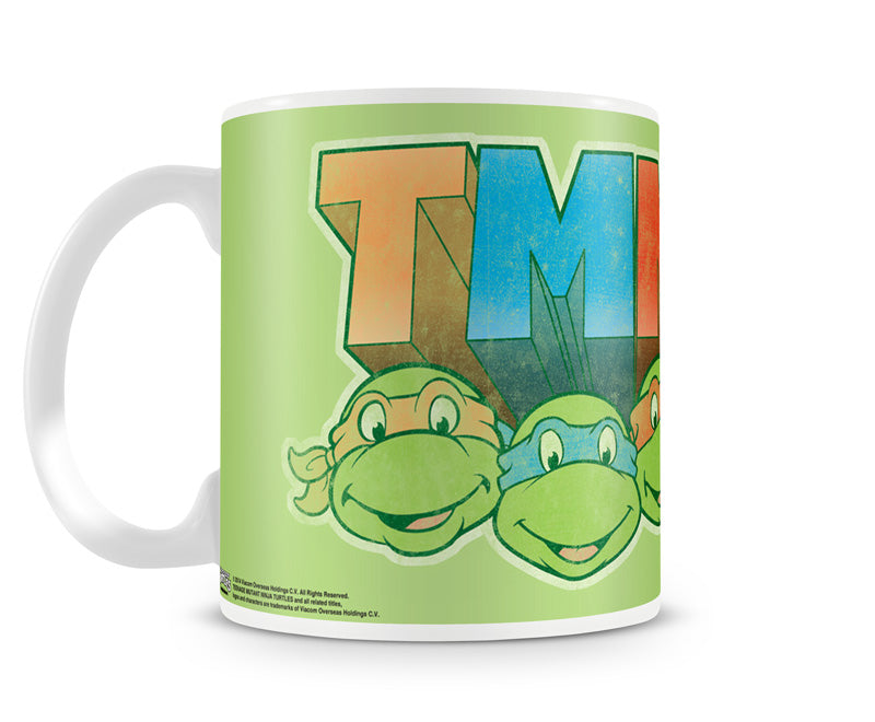 TMNT Distressed Faces Coffee Mug