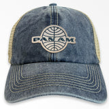 Pan-Am Retro Logo Patch Vintage Trucker Cap