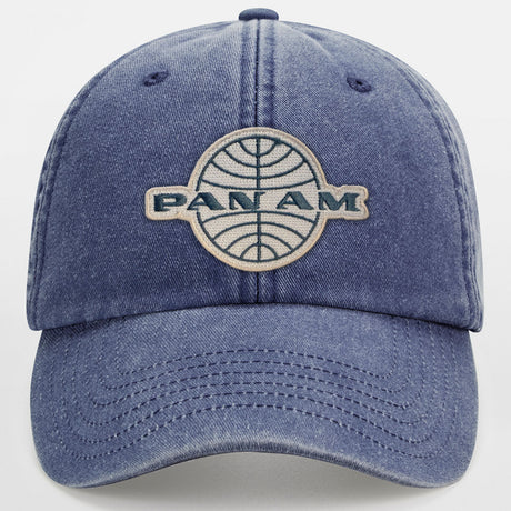 Pan-Am Retro Logo Patch Vintage Low Profile Cap