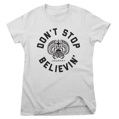 Don't Stop Believin' Circle Girly Tee
